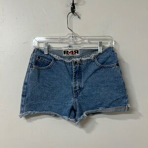Women's Blue Denim Shorts vintage Rave 4 Real
